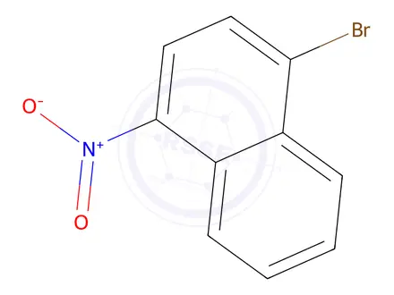 Chemical structure of 1-Bromo-4-nitronaphthalene