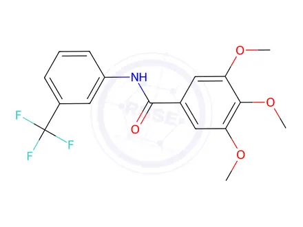 Chemical structure of 3,4,5-Trimethoxy-N-(3-(trifluoromethyl)phenyl)benzamide