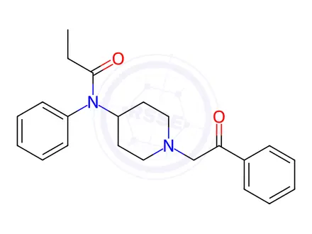 Chemical structure of Phenacyl Fentanyl