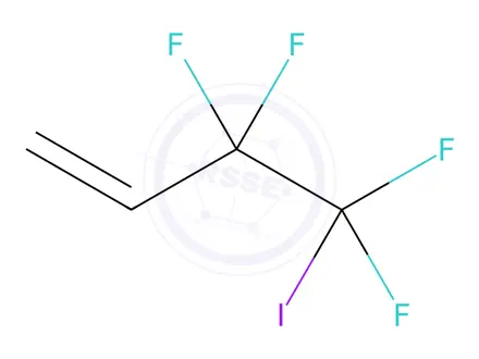 Chemical structure of 3,3,4,4-Tetrafluoro-4-iodo-1-butene