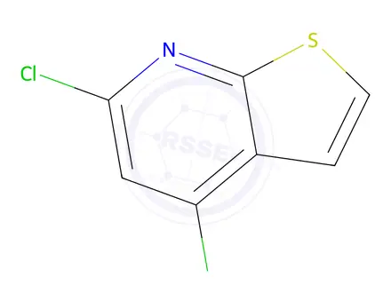 Chemical structure of 4,6-dichlorothieno[2,3-b]pyridine
