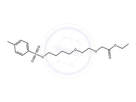 Chemical structure of Ethyl 2-(2-(4-(tosyloxy)butoxy)ethoxy)acetate