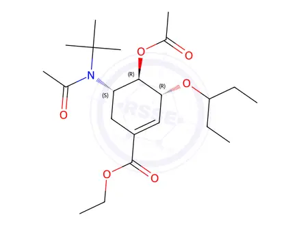 Chemical structure of Oseltamivir Impurity 128