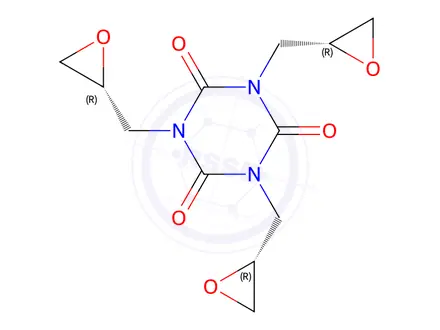 Chemical structure of (R,R,R)-Triglycidyl Isocyanurate