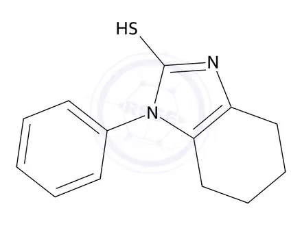 Chemical structure of 1-Phenyl-4,5,6,7-tetrahydro-1h-1,3-benzodiazole-2-thiol