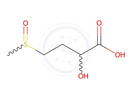 Chemical structure of Hydroxymethionine sulfoxide