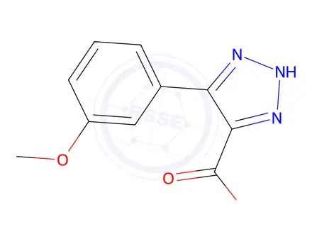 Chemical structure of 5-(3-Methoxyphenyl)-1H-1,2,3-triazole-4-carboxylic acid
