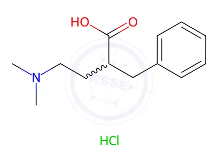 Chemical structure of Dimetindene Maleate EP Impurity D Hydrochloride