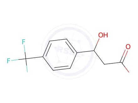 Chemical structure of 3-Hydroxy-3-(4-(trifluoromethyl)phenyl)propanoic acid