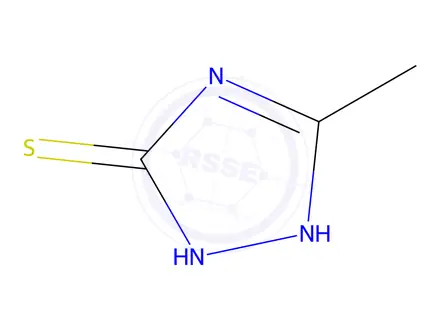 Chemical structure of 5-Methyl-1H-1,2,4-triazole-3(2H)-thione