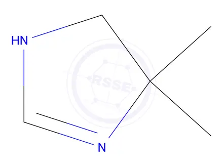 Chemical structure of 4 4-DIMETHYL-2-IMIDAZOLINE 97