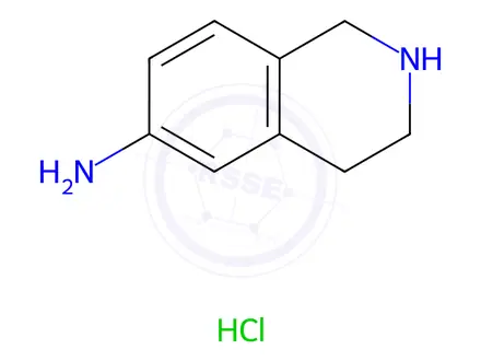Chemical structure of 6-Amino-1,2,3,4-tetrahydroisoquinoline Hydrochloride