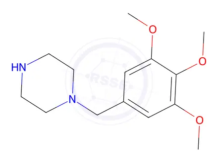 Chemical structure of Trimetazidine EP Impurity A