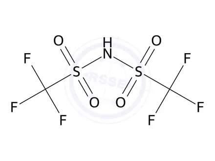 Chemical structure of 1-Vinylimidazole Bis(trifluoromethanesulfonyl)imide