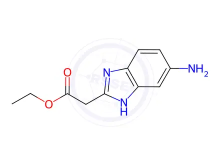 Chemical structure of ETHYL 2-(5-AMINO-1H-BENZO[D]IMIDAZOL-2-YL)ACETATE