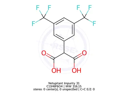 Chemical structure of Netupitant Impurity 90