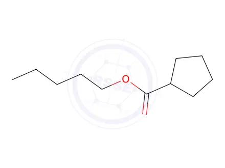 Chemical structure of Pentyl Cyclopentanecarboxylate