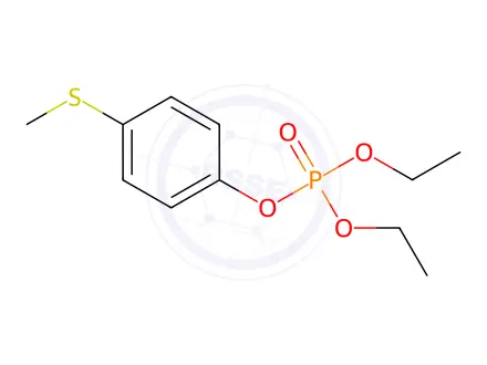 Chemical structure of Fensulfothion Impurity 5 (Fensulfothion Oxon Sulfide)