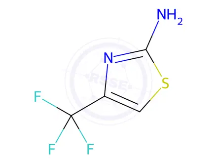 Chemical structure of 4-(Trifluoromethyl)-2-thiazolamine