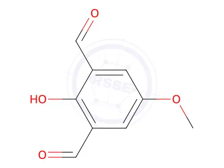 Chemical structure of 2-Hydroxy-5-methoxyisophthalaldehyde