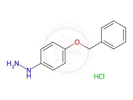 Chemical structure of 4-Benzyloxyphenylhydrazine Hydrochloride