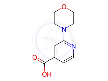 Chemical structure of 2-Morpholin-4-yl-isonicotinic acid