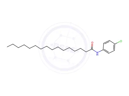 Chemical structure of HexadecanaMide, N-(4-chlorophenyl)-