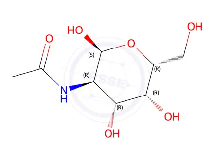 Chemical structure of N-Acetyl-D-galactosamine