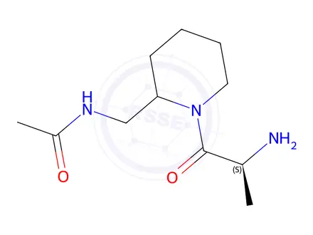 Chemical structure of N-((1-((S)-2-Aminopropanoyl)piperidin-2-yl)methyl)acetamide