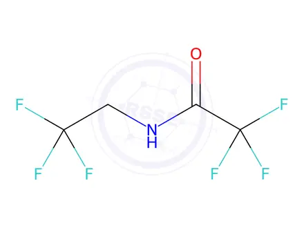 Chemical structure of AcetaMide, 2,2,2-trifluoro-N-(2,2,2-trifluoroethyl)-