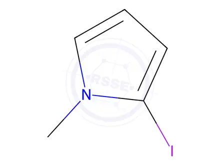 Chemical structure of 2-Iodo-1-methylpyrrole