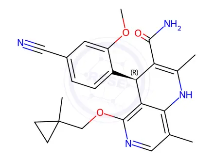 Chemical structure of Finerenone Impurity 383