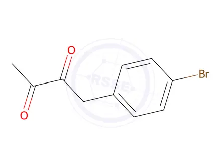 Chemical structure of 1-(4-Bromophenyl)butane-2,3-dione