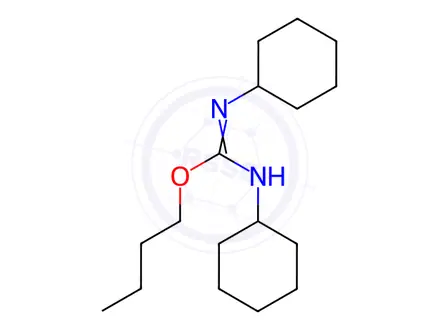 Chemical structure of O-Butyl-N,Nâ€TM-dicycloÂhexyl-isourea