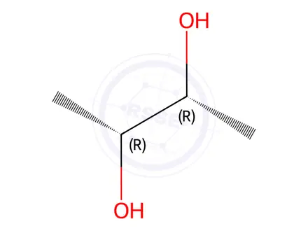 Chemical structure of (2R,3R)-Butane-2,3-diol