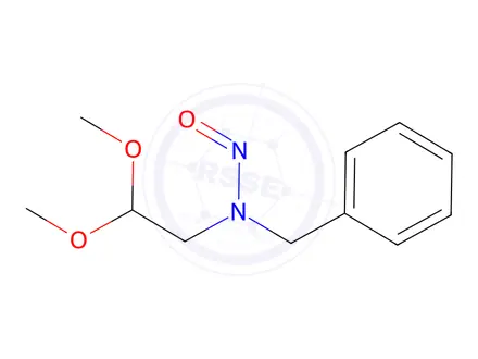 Chemical structure of N-Nitroso N-benzyl-2,2-dimethoxyethanamine