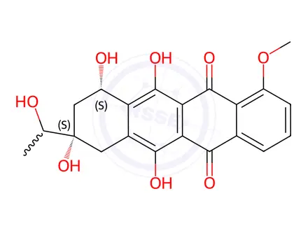 Chemical structure of Daunorubicin EP Impurity E