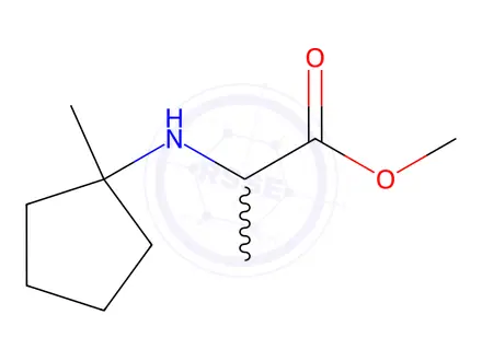Chemical structure of Methyl (1-methylcyclopentyl)alaninate