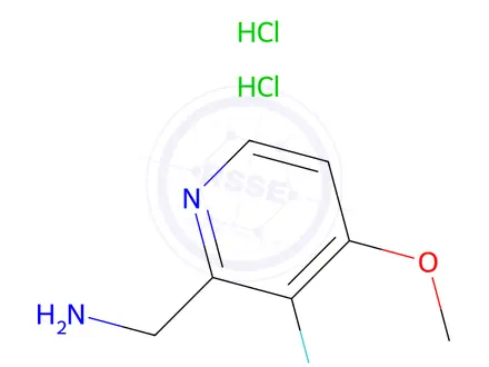 Chemical structure of (3-Fluoro-4-methoxypyridin-2-yl)methanamine Dihydrochloride