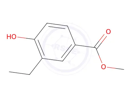 Chemical structure of methyl 3-ethyl-4-hydroxybenzoate