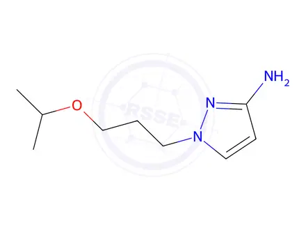 Chemical structure of 1-(3-Isopropoxypropyl)-1h-pyrazol-3-amine
