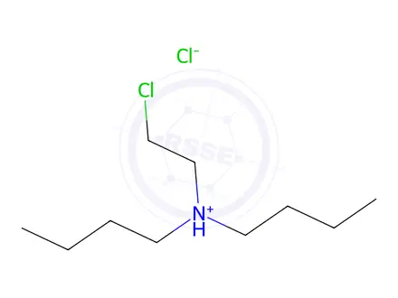 Chemical structure of N-Butyl-N-(2-chloroethyl)butan-1-amine Hydrochloride