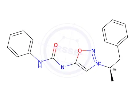 Chemical structure of I-Sydnocarb