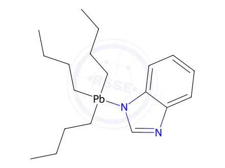Chemical structure of Tributyl(1H-benzimidazol-1-yl)plumbane