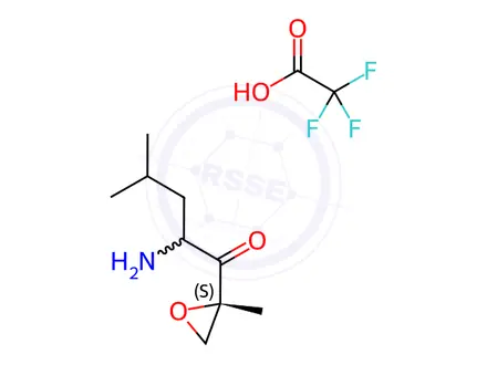 Chemical structure of Carfilzomib Impurity 17(Trifluoroacetate)