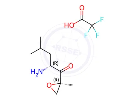 Chemical structure of Carfilzomib Impurity 15(Trifluoroacetate)
