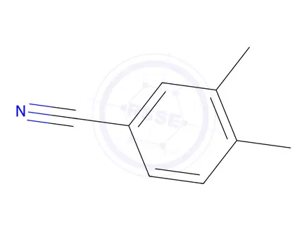 Chemical structure of 3,4-Dimethylbenzonitrile
