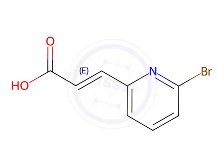 Chemical structure of (E)-3-(6-Bromopyridin-2-yl)acrylic acid
