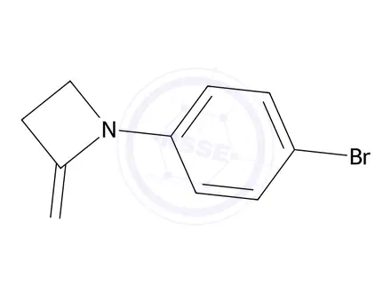 Chemical structure of 1-(4-bromophenyl)azetidin-2-one
