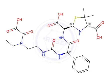 Chemical structure of Piperacillin Impurity 90
